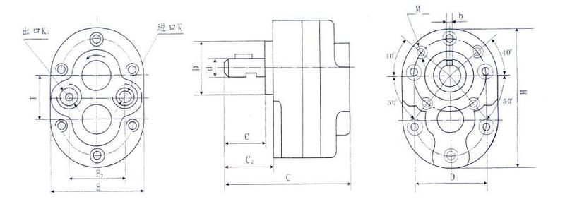 CB-B Series Low-pressure Gear Pump SIZE CB-B Series Low-pressure Gear Pump SIZE