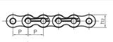 Simplex strands roller chain
