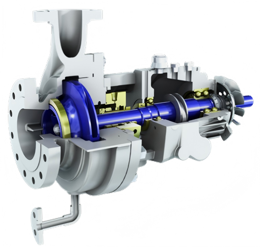 API 610 Centrifugal Pump OH2-10～20m³/h 100～150m for Vacuum Overhead Naphtha
