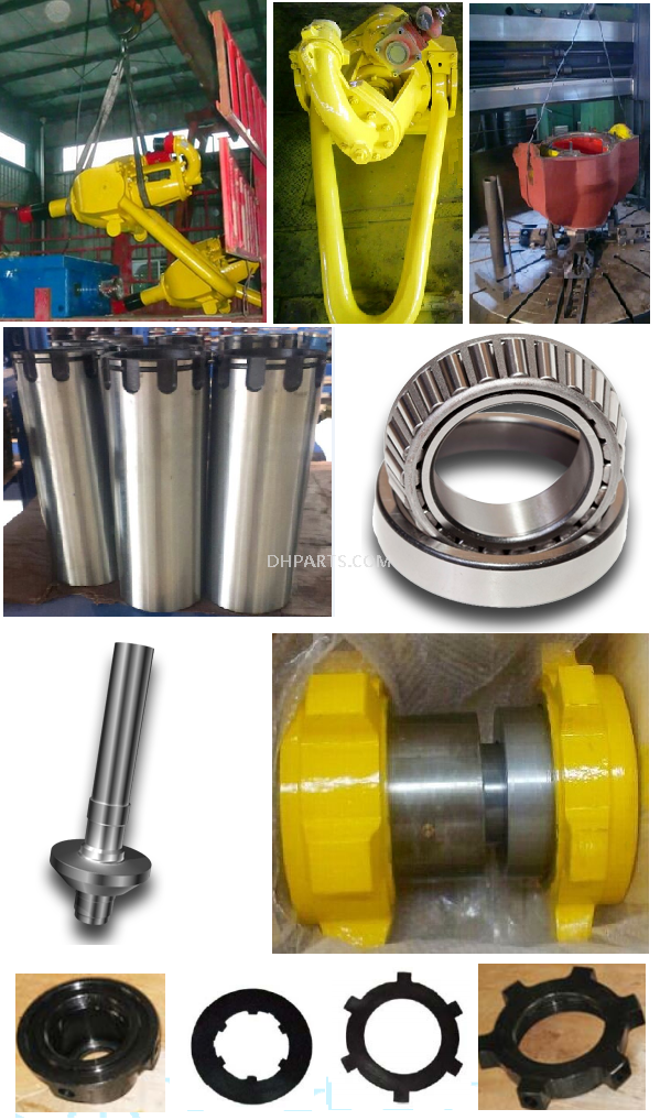 Drilling rig swivels spare parts